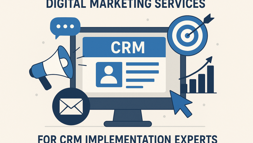 Digital Marketing Services for CRM Implementation Experts